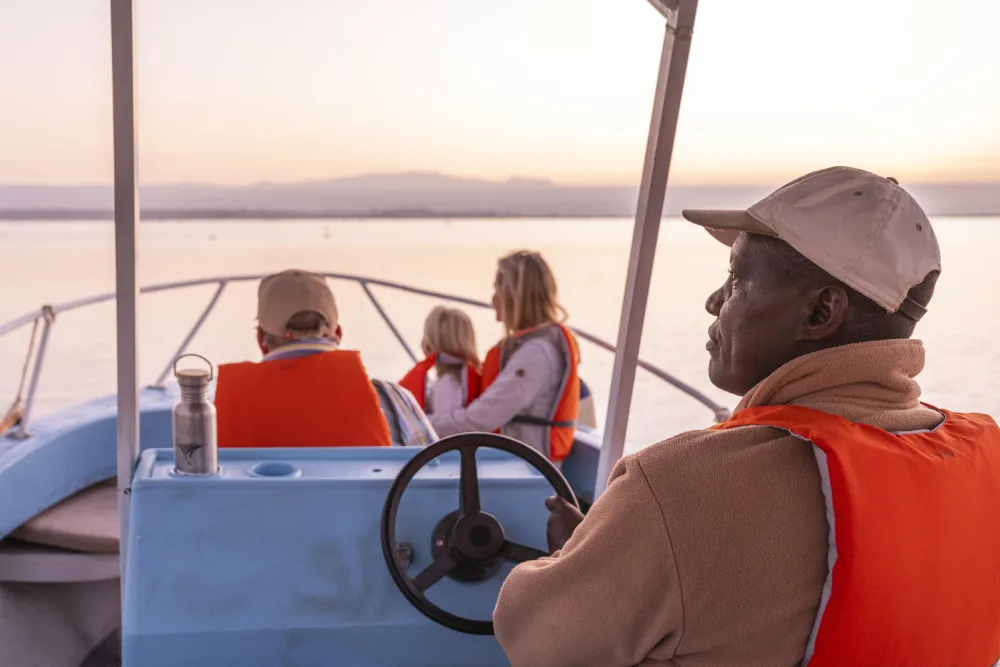Boat rides on Lake Naivasha