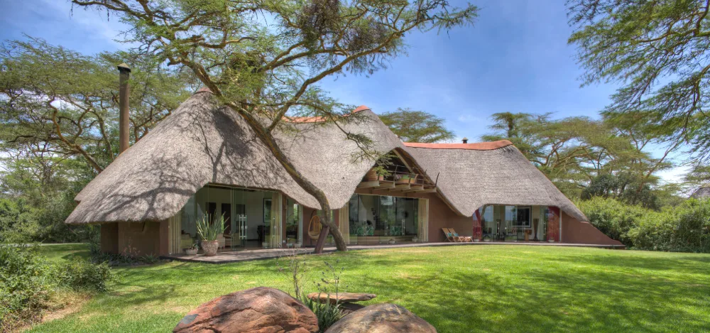 Floor to ceiling windows to honour the location