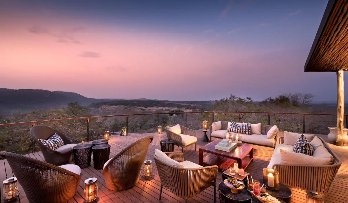 Phinda Mountain Lodge Guest Area Deck