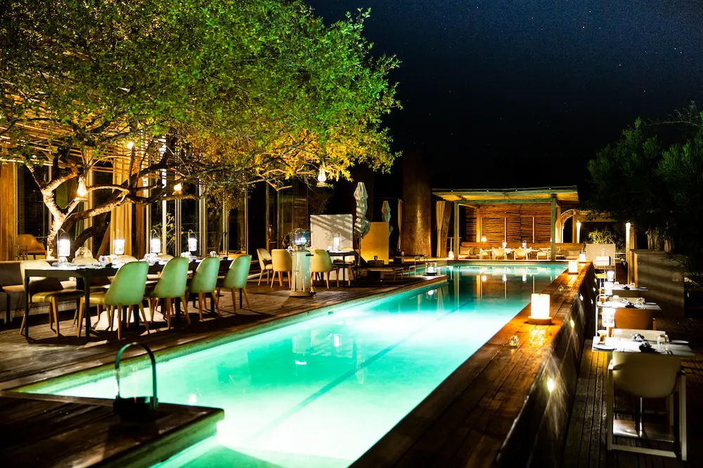 Singita Lebombo Lodge_Pool at Night