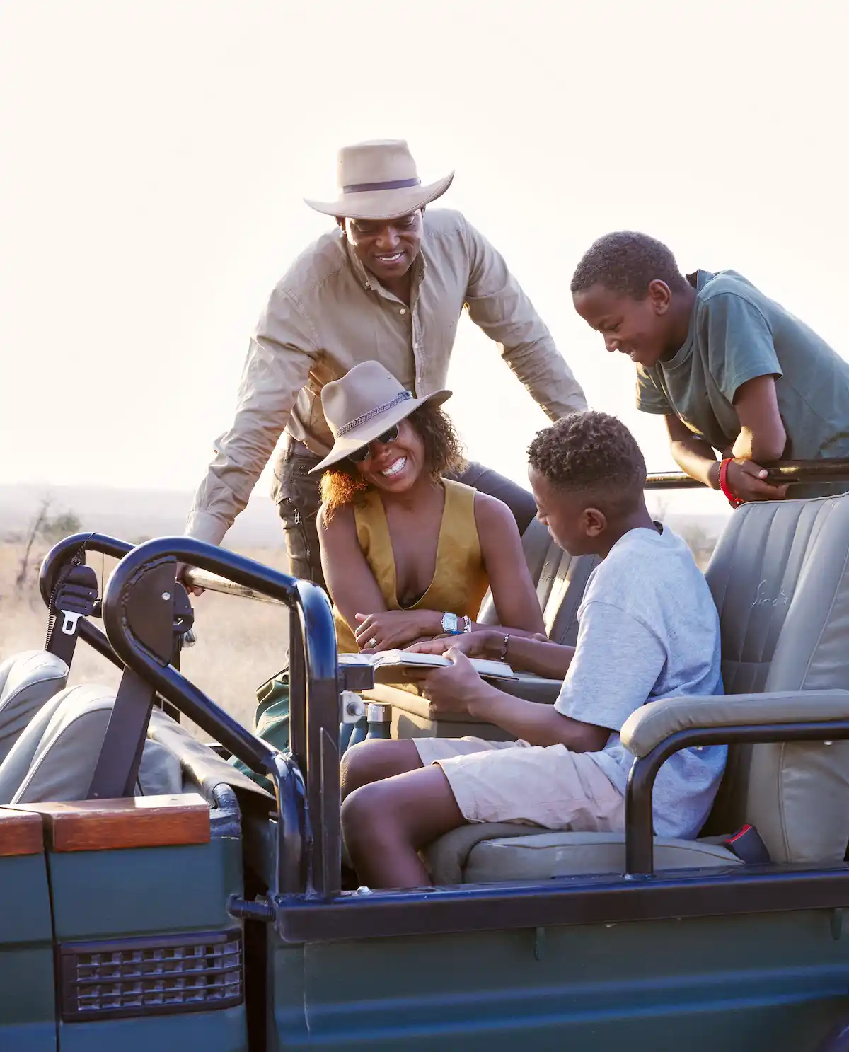 Singita Sabi Sand_Family on Game Drive
