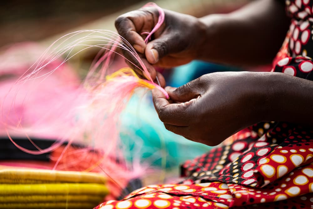 Singita Volcanoes National Park_Basket weaving