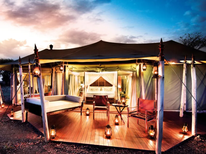Luxury Tent Exterior